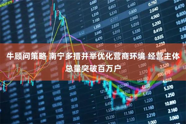 牛顾问策略 南宁多措并举优化营商环境 经营主体总量突破百万户